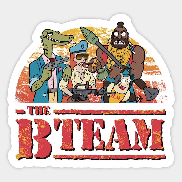 The B Team Sticker by DiegoPedauye